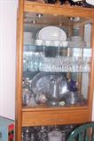 Thomasville Oak China Cabinet