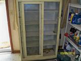 Old cabinet used in family's grocery store in the 30's