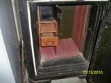 Inside of large safe