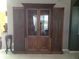 Wonderful Oak bookcase display cabinet