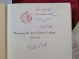 1970 Volume Two of Mastering the Art of French Cooking signed by Julia Child!