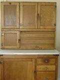 Oak Hoosier Cabinet