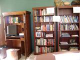 Books, Bookcases, Computer Desk, Computers etc.