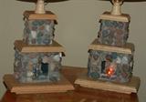 Cabin Fireplace Lamps