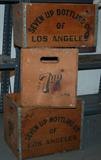Old 7Up Soda Crates from LA Bottler