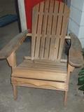wood lounge chair