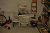 METAL PATIO TABLE & CHAIRS 