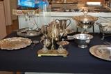 Silver plate and sterling pieces