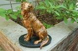 Bronze dog by Torrey