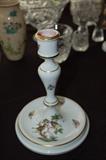 Herend Rothschild bird porcelain candlestick,