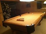 Pool table in excellent condition.