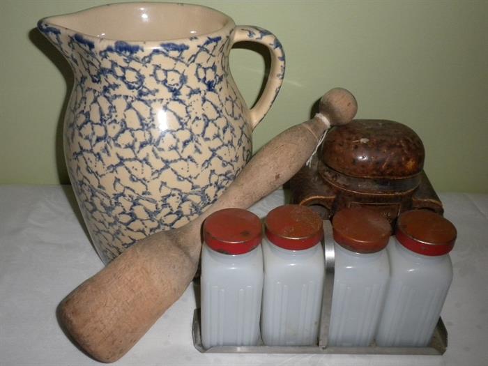 PRIMITIVES, KITCHENWARE, AND EARLY PITTSBURGH POTTERY INSULATOR