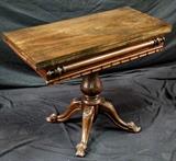 antique flip top table