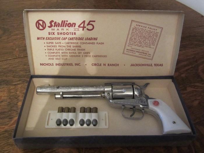 Nichols Stallion 45 with bullets and box