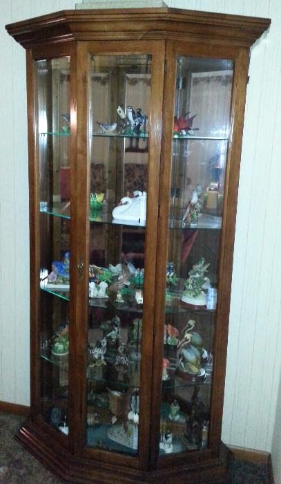 One of 2 Display cases