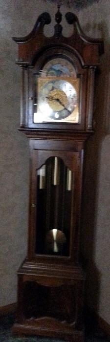 Walnut Grandfather Clock