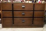 Nine-drawer chest; needs a little TLC.