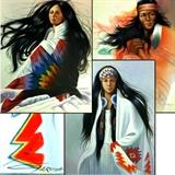 Z Garcia Paintings of American Indian Women