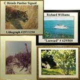 Signed Lithographs and Photos in Professional Frames