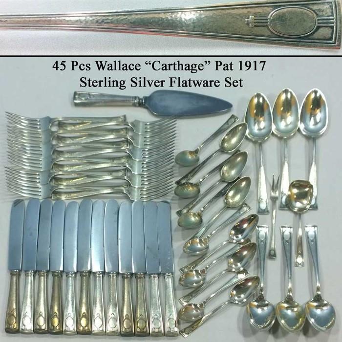 Wallace Carthage Sterling Silver Flatware