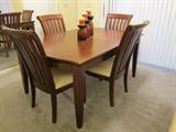 Dining Table with 4 chairs and 18" leaf (not pictured)