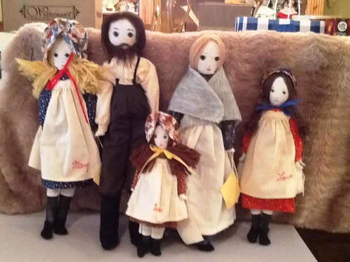 Laura Ingalls Wilder Family Dolls