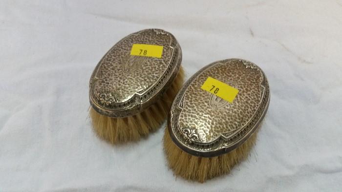 Sterling Silver Brushes