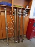 CUSTOM QUEEN SIZE BRASS HEADBOARD - HEAVY AND ETCHED