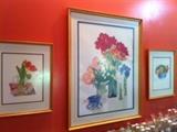 beautiful 3 pc. water color prints