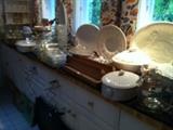 pyrex, mixing bowls, platters, covered baking dishes, and more