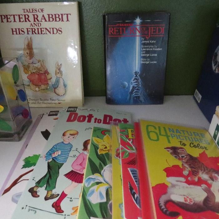 Vintage Coloring Books