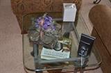 Beveled Glass End Table.  There are two of these