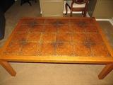 STUNNING OAK WITH CERAMIC TOP COFFEE TABLE