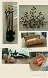 Fireplace Grille, Fireplace Tools, Firewood Carrier Basket, Gourds