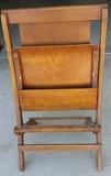 Antique Church Pew Chair 