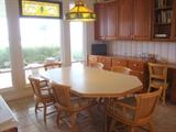 Bamboo Kitchen Table with 6 Chairs