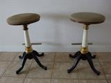 Set of 4 Matching Bar Stools, Cast iron By Drexel Herritage
