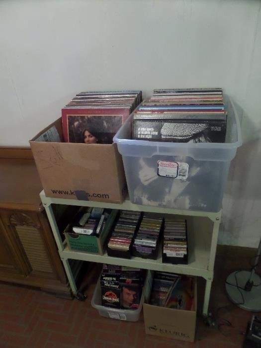 records and CD's 