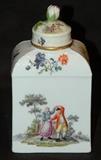 Meissen Porcelain Tea Caddy, 1750-1755