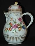  Royal Vienna Porcelain covered Hot Milk Jug, 1765-1770