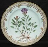 Royal Copenhagen Flora Danica Plate, 1830-1850