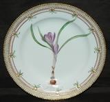 Royal Copenhagen Flora Danica Plate, 1830-1850