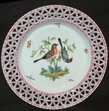  German Furstenberg Ornithological plate, circa 1770