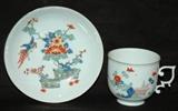  Meissen Kakiemon Porcelain Tea Cup & Saucer, circa 1735-1740