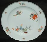  Fine Meissen Porcelain 'Flying Dog' Plate, circa 1735-1740