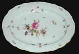 Meissen large oval scalloped serving platter, 20th Century