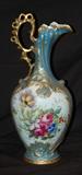 Limoges finely hand-painted milk pitcher with gilt trim, early 20th Century
