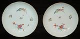 Pair Meissen Octafoil Porcelain Saucers, circa 1735-1740