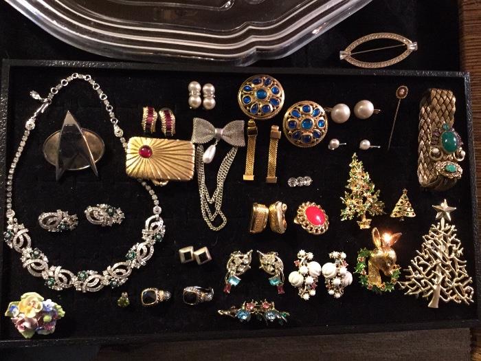 Some quality signed and designe costume jewelry