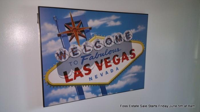 Las Vegas Giclee on Canvas